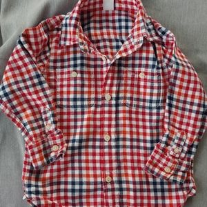 Boys Flannel Buddon Down Shirt